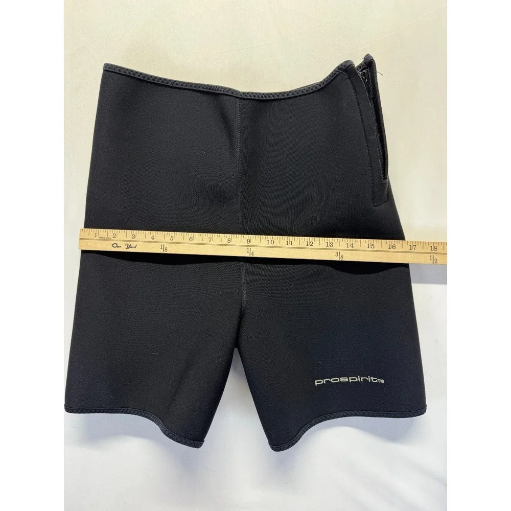 Prospirit Neoprene Shorts Unisex M Black Moisture Wicking Quick Dry Side‎ Zip